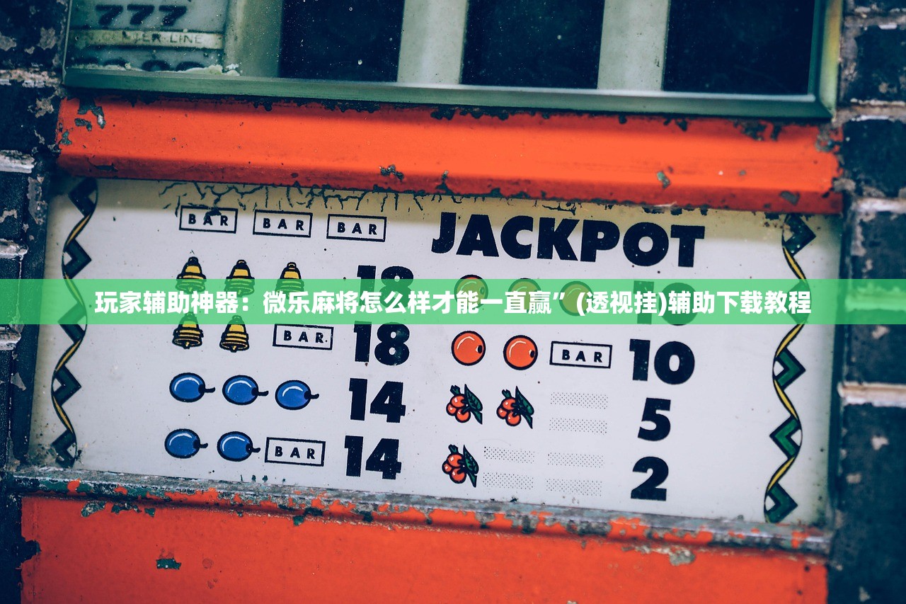 玩家辅助神器：微乐麻将怎么样才能一直赢”(透视挂)辅助下载教程